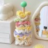 Log Hair Band Storage Artifact Shark Clip Kidsren's Rubber Band Headband Ins Style Wire Reel Upright Storage Rack