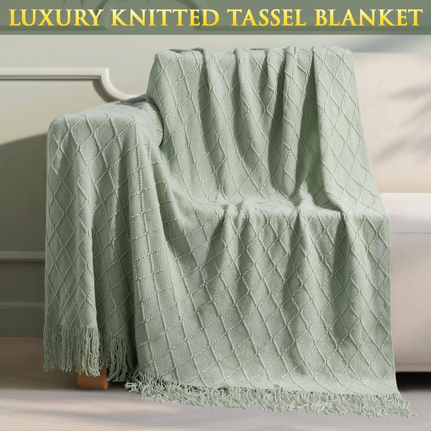 Nordic Light Luxury Simple Natural Healing Style Yoga Blanket Sofa Blanket Sofa Towel Air Conditioning Blanket Bed Cover
