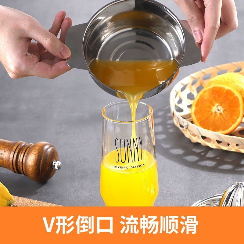 Stainless Steel Lemon Juicer Manual Clamp Juicer Household Small Squeezing Artifact Pomegranate Juice Orange Fruit