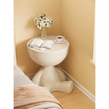 Creative Bedside Table, Home Sofa Side Table, Movable Storage Rack, Bedroom Balcony Mini Table, Small Apartment Coffee Table