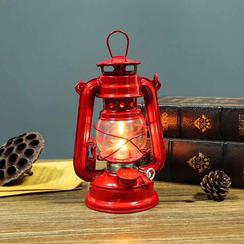 Retro Old-Fashioned Kerosene Lamp, Fire Water Oil Lamp, Pony Lamp, Outdoor Lighting, Housewarming Portable Lamp, Camping Style Lamp