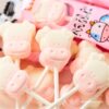 Milk Lollipop Sucrose-Free Cow Head Milk Tablets Baby Snacks No Additives Kidsren's Cartoon Mom Sugar Milk Powder Milk Bars