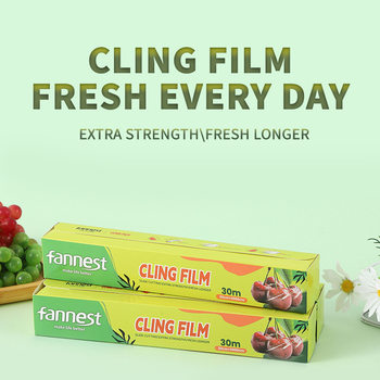 Cross-Border Plastic Wrap Food-Grade Pe Film Cutting Box Household Refrigerator Vegetable Fresh Dust-Proof Serrated Fresh-Keeping Cover