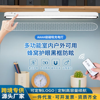 Rotating Magnetic Lamp, Cool Lamp, Led Desk Lamp, Student Dormitory Eye Protection Reading Lamp, Desk Lamp, Long Learning Night Light