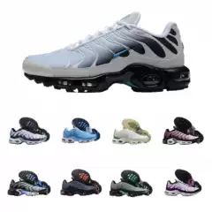Tn Air Cushion Shoes Men's Sports Shoes Breathable Shock-Absorbing Running Shoes Casual Fashion Large Size Sports Shoes Women's Travel Shoes Men