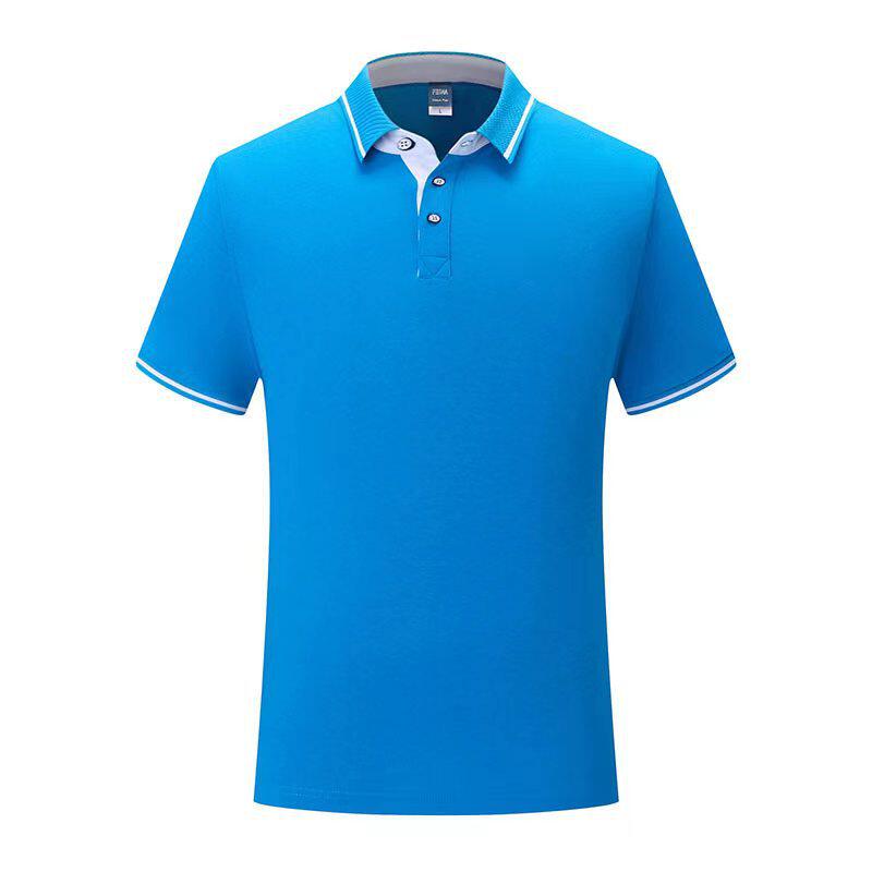 polo衫定制印logo长袖男立领商务风工作服纯棉轻奢翻领广告文化衫