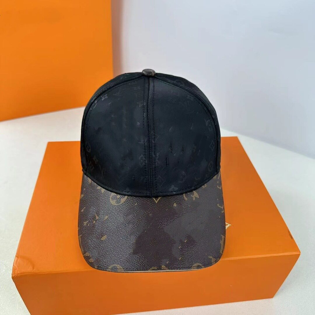 Nouvelle casquette de baseball en cuir avant-toit de haute qualité chapeau à visière transfrontalier du commerce extérieur européen et américain chapeau d'ombrage pour les hommes et les femmes au printemps et en été