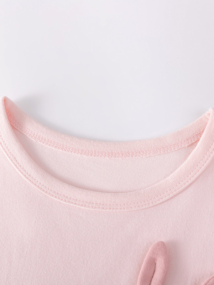 Summer Kids' Short-sleeve Set, Cute Rabbit Girls' Outfit, [Style] Stylish Kids' Clothing