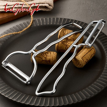 304 Stainless Steel Household Potato and Fruit Peeler Kitchen Gadget Peeling Knife Fruit Peeling Peeling Knife