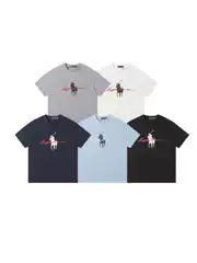 Cross Border 24SS in stock POLO BEAR Joint Crewneck Cubs Ralph Lauren Summer Men and Women Couple Summer