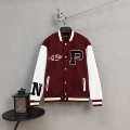 17 burgundy (lv head logo embroidered towel)