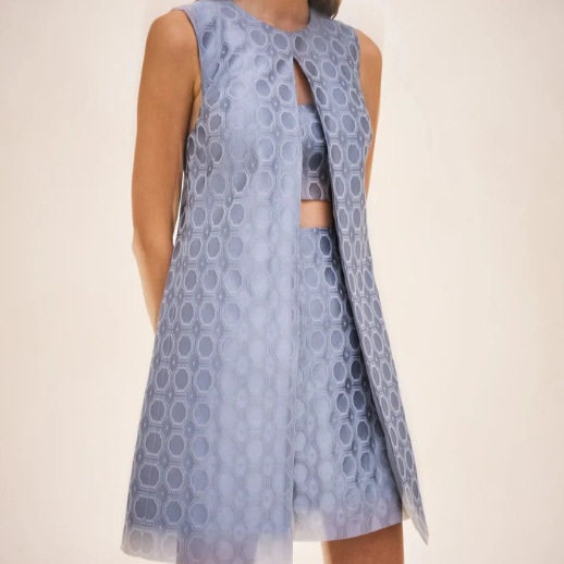 Summer Womens Dress Fashionable Floral Print Sleeveless Round Neck Casual Wear for Parties or Events Wholesale