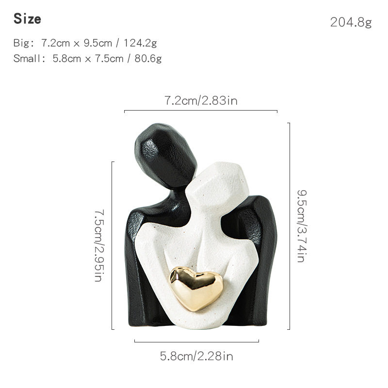 简尔美手作陶瓷婚书艺术摆件新婚纪念永久收藏礼物创意家居装饰品