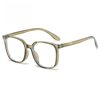 Korean Style Plain Anti-Blue Light Unisex Versatile Non-Prescription Glasses Wholesale, Can Be Fitted with Prescription Lenses, Tortoiseshell Plain Glasses Frame