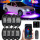 Автомобильный атмосферный свет RGB автомобильное приложение дистанционное управление красочный музыкальный ритм свет шасси автомобиля световая атмосфера световое пятно mini 0