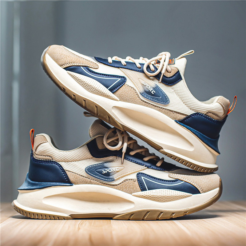 New Spring & Fall Thick-Soled Dad Shoes Men's Casual Versatile Sports Shoes Running Forrest Gump Retro Ins Trbottomy Shoes 2 undefined