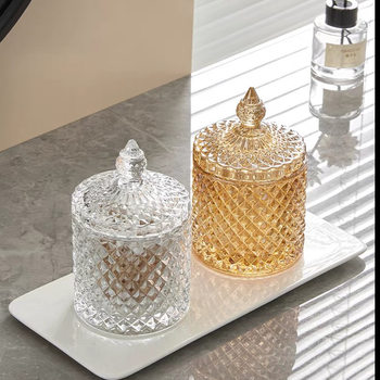 DIY Handmade Scented Candle Glass Fireless Scented Cup Crystal Empty Cup Household Crystal Glass Scented Wax