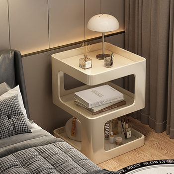 Wrought Iron Bedside Table with Unique Design for Home Bedroom, 2025 Trending Small Creative Formaldehyde-Free Bedside Storage Rack