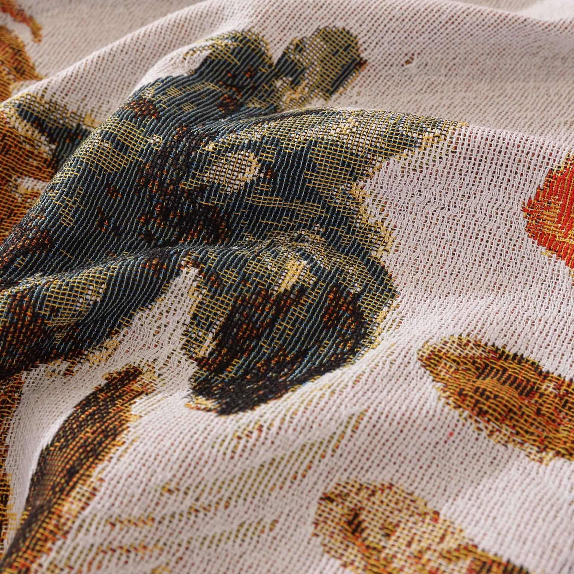 Export Cross-Border Supply of Cute Pet Cartoon Sofa Blanket, Sofa Towel, Decorative Tapestry, Camping Blanket, Dust Cover, Double-Sided Use