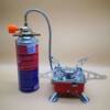 Outdoor Mini Square Stove Gas Stove Portable Folding Cassette Stove Camping Stove Cooking Utensils Butane Gas