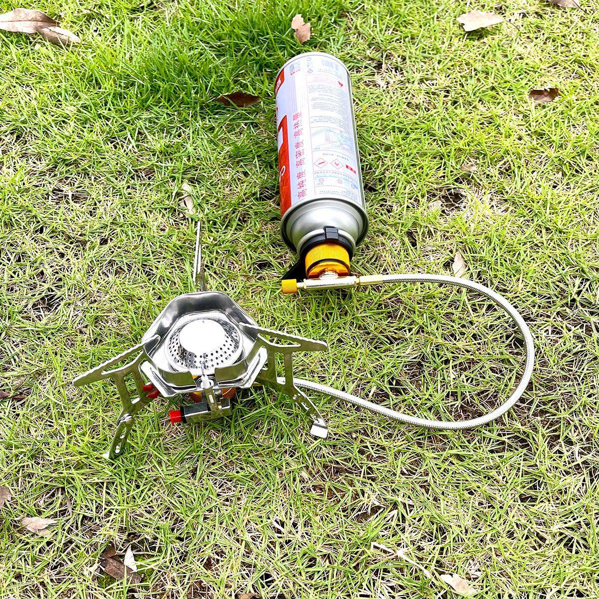 Outdoor Picnic Barbecue Oven Card-type Oven Foldable Butane Gas Oven Windproof Fierce Oven Camping Stove Hob