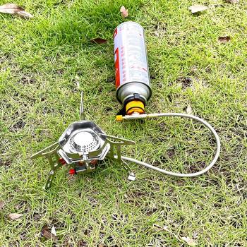 Outdoor Picnic Barbecue Oven Card-type Oven Foldable Butane Gas Oven Windproof Fierce Oven Camping Stove Hob