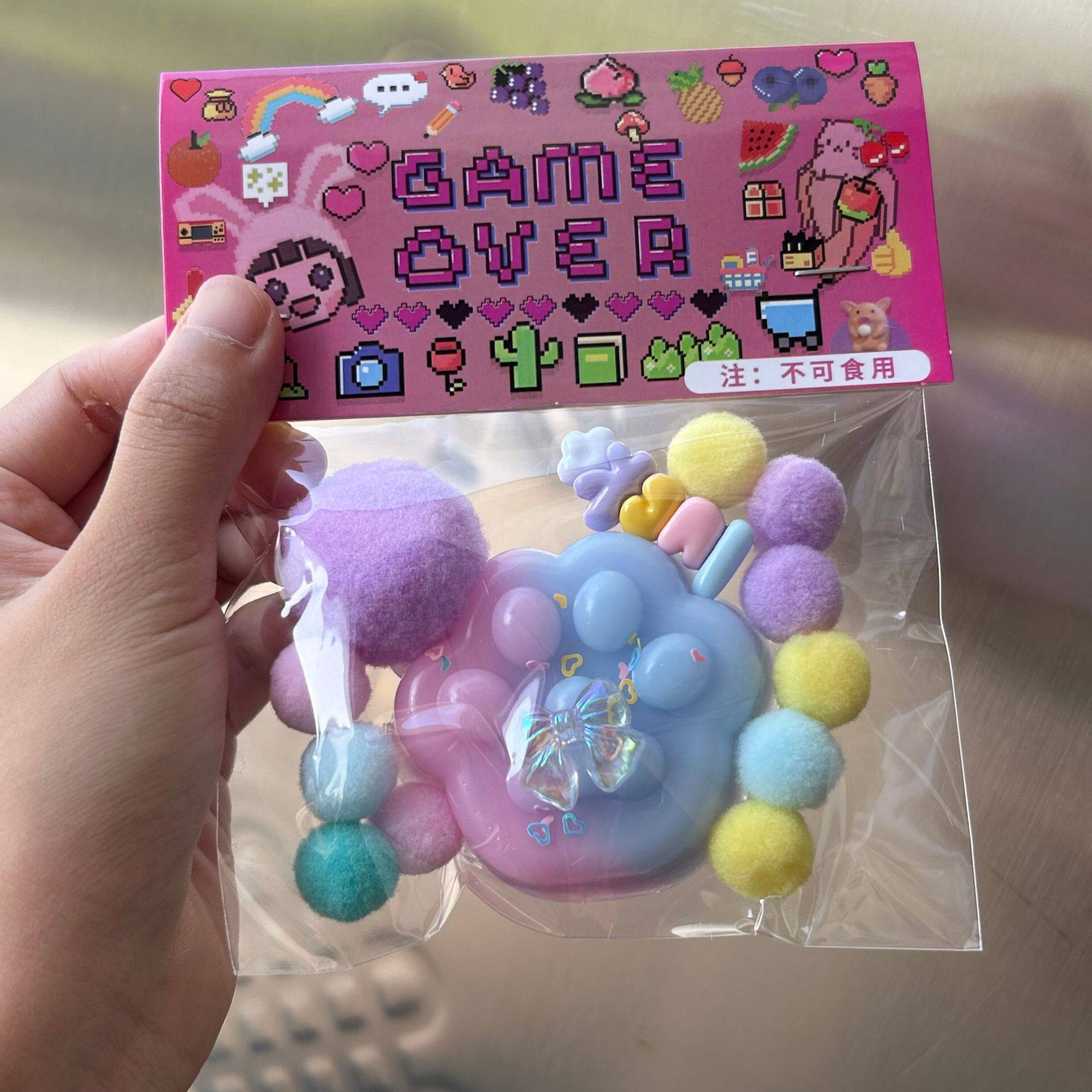 藍粉猫爪【光沢モデル】