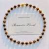 The Shop Owner Recommends the New Autumn and Winter Premium Melard-Style Natural Tiger Eye Stone Necklace. Authenticity Can Be Verified and Re-Inspected at the Base