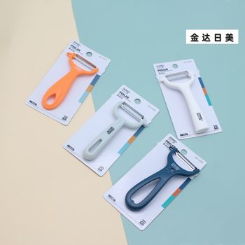Independent Suction Cards Jinda Japan-US Peeling Knife Kitchen Household Melon, Fruit and Vegetable Peeler Sharp Edge Super Practical