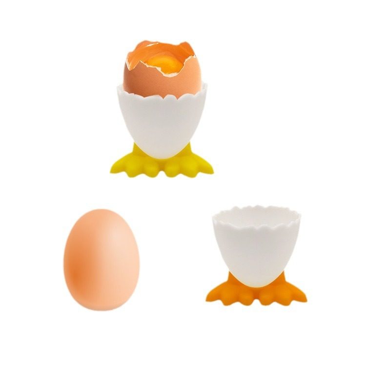 Children's Cartoon Plastic Egg Cup Holder, Egg Cup Tray, Household Baby Food Supplement Creative Egg Cup