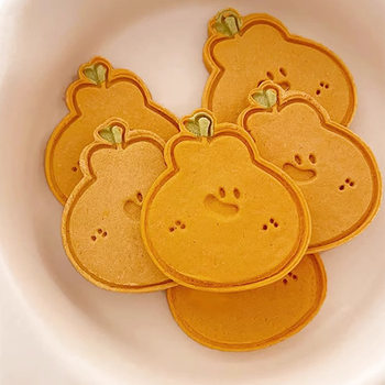 Wholesale Korean-style cartoon biscuit mould mini peanut chestnut corn lemon cookie press type three-dimensional baking mould