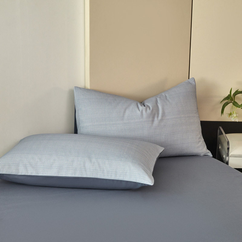 Thickened Brushed Four-Piece Set of Pure Cotton 2025 New Bed Bed Sheetss Simple Quilt Cover Bedding Three-Piece Set