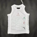 Flying r mesh vest white
