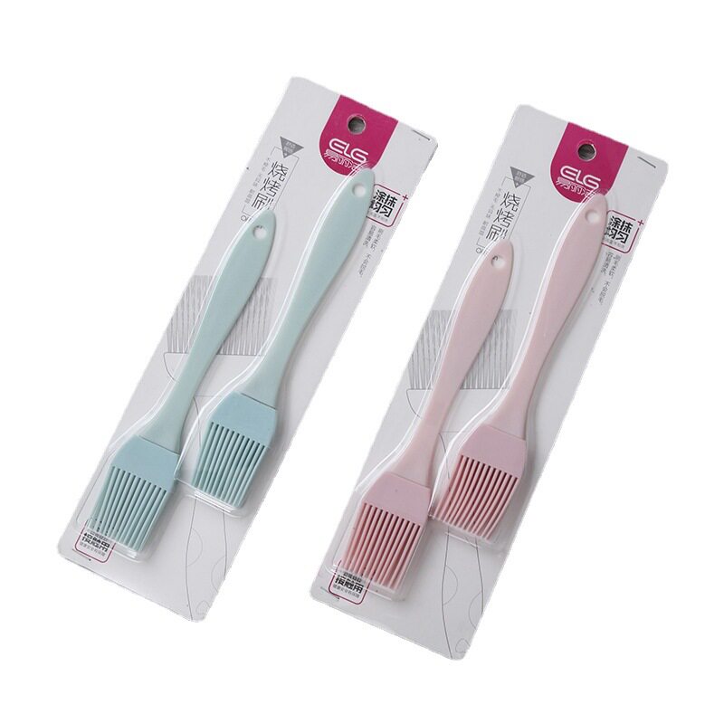 Manufacturer's Supply of Multi-Purpose Silicone Long-Handled Barbecue Brush, Household Barbecue Tool Brush, Portable Barbecue Brush