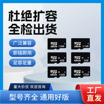 Tf Memory Card 32Gb High-Speed Reading and Writing C10 Kidsren's Camera Memory Card Monitoring Driving Recorder Dedicated Wholesale