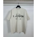 Beige Letter Short-Sleeve