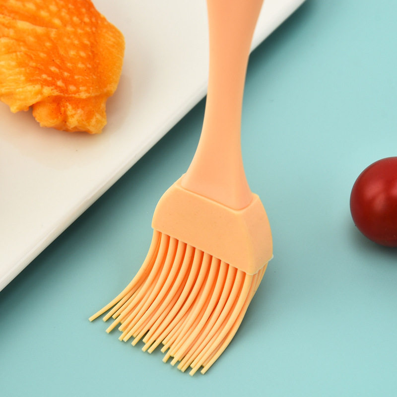 Household Food Grade Silicone Oil Brush Split Barbecue Brush Household Baking Tools High Temperature Resistant Pancake Brush Oil Brush