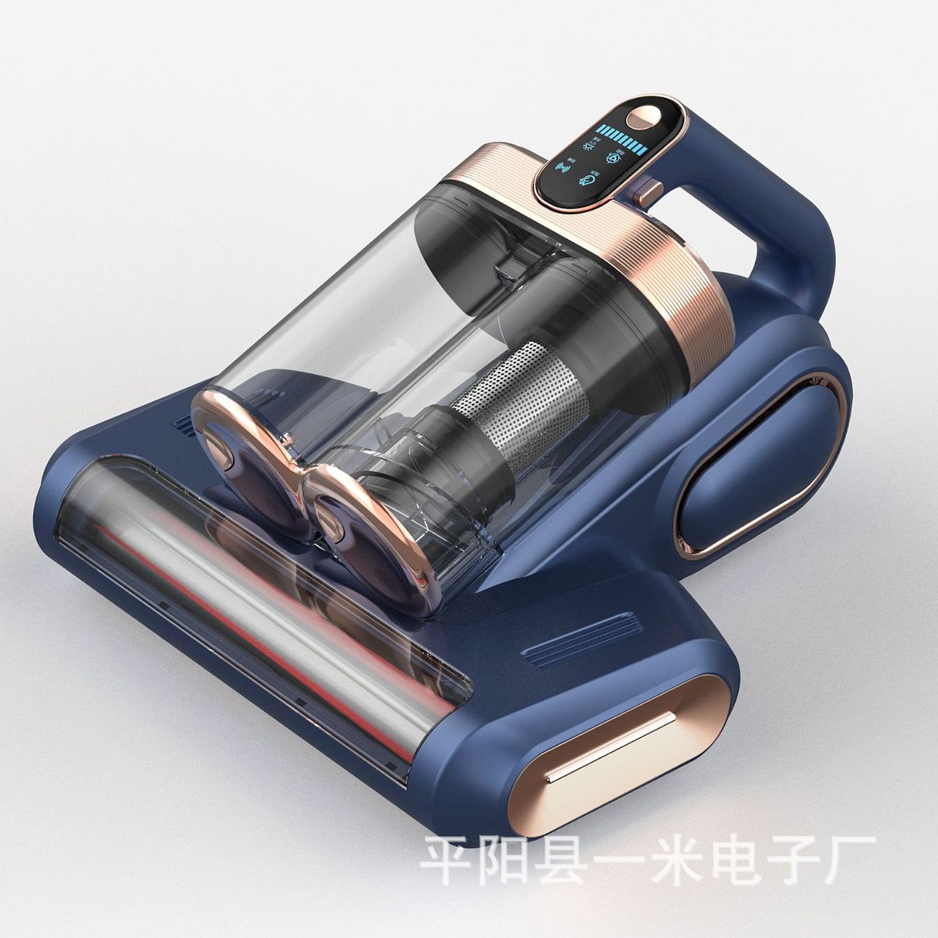 新款双尘杯滚轮便携家用杀菌除螨床上吸尘器强吸力大吸力除螨仪