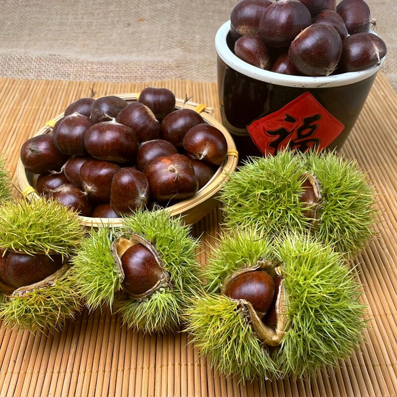 2025 Qianxi Fresh Wild Chestnuts with Skin, Yanshan Oil Capsules, Fresh Hairy Chestnuts from Zunhua, Small Sweet Chestnuts