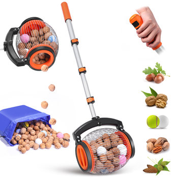 Nut collector picking walnut chestnut garden tools multi-function picker rolling fruit picker in stock wholesale