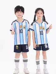 Football Uniform Set for Kidsren 2026 World Cup National Team Football Uniforms Usa Brazil France Germany Kidsren's Jerseys