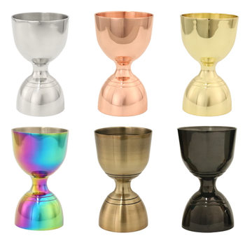 Stainless Steel 304 Ounce Indian Measuring Cup Jigger Wine Dispenser Wine Measurer Export Cross-Border