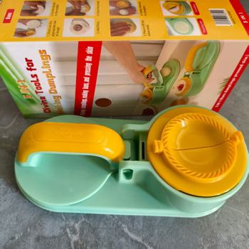 New Dumpling Skin Press, Household Kitchen Bun Mold, Multi-Functional Two-In-One Skin Press, Dumpling Making Tool