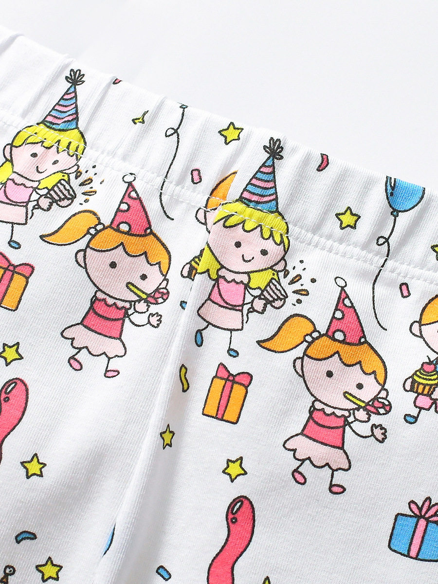 Source Factory Kids' Clothing, Autumn Fleece-lined Girls' Set, [Style] Cartoon Kids' Set