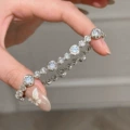 White gold bracelet [about 17cm]