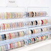 Ribbon Storage Rack Transparent Plastic Ribbon Storage Rack Ribbon Storage Box Collection Box Floral Materials Finishing Rack