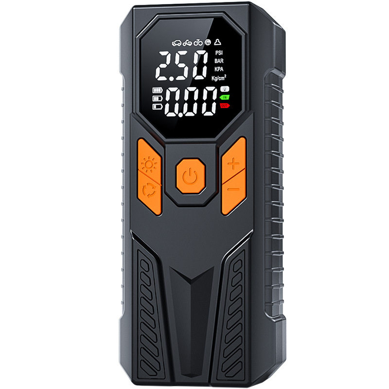 Car Air Pump Wireless Portable High-Pressure Electric Air Pump Car Air Pump Tire Pressure Measurement Dual Screen