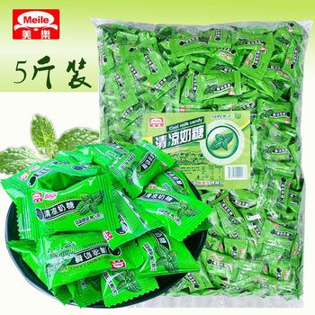 Shangmeile cool milk candy mint flavor milk candy whole bag 5 Jin wedding candy nostalgic casual snack food