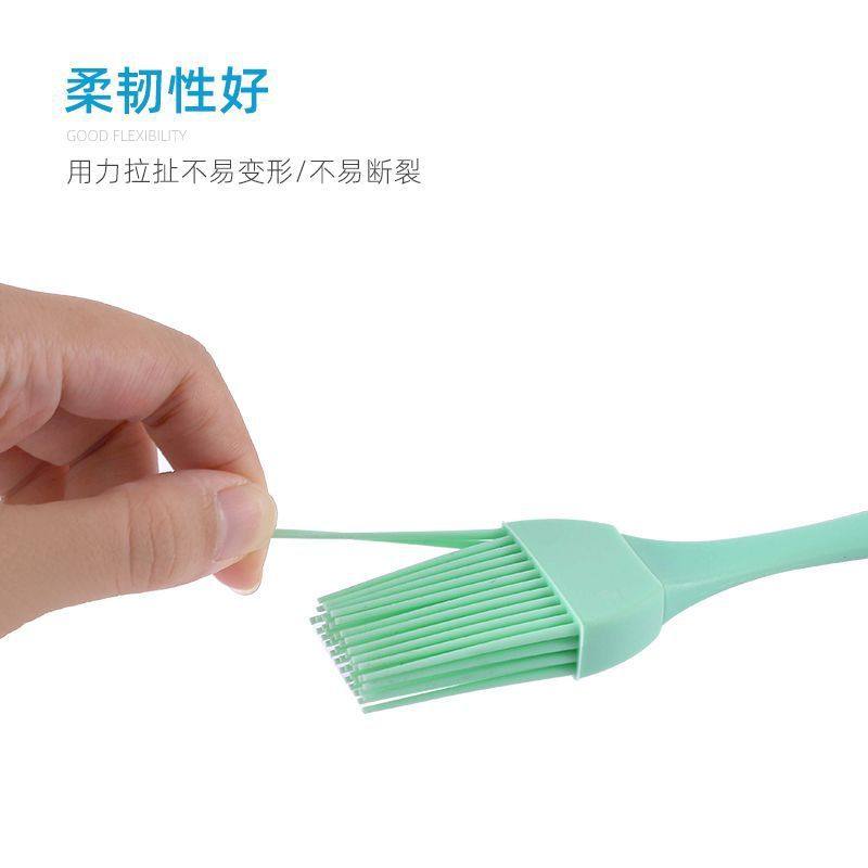 Silicone Barbecue Brush, Baking All-In-One Oil Brush, Split Bristle Oil Brush, Food Grade Non-Shedding