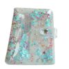 Transparent Pvc Colorful Sequin Blue Shell Loose-Leaf Fresh Trendy A5 A6 Loose Powder Planner Full-Color
